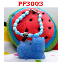 PF3003 : ปี่เซียะหินสีฟ้า แบบแขวน