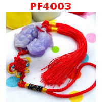 PF4003 : ปี่เซียะคู่สีม่วง แบบแขวน