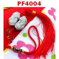 PF4004 : ปี่เซียะคู่หยกขาว แบบแขวน