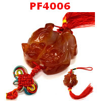 PF4006 : ปี่เซียะคู่สีแดง แบบแขวน