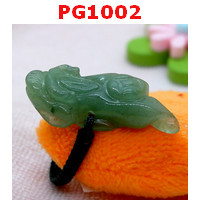 PG1002 : แหวนปี่เซียะก้าวขา สีเขียว