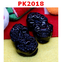 PK2018 : ปี่เซียะคู่ หินอะเกตดำ
