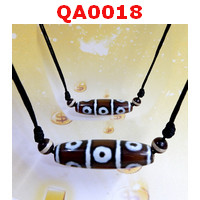 สร้อยคอหินทิเบต ลาย 8 ตา