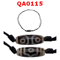 QA0115 : สร้อยคอหินดีซีไอ ลาย 3 ตา