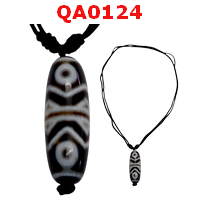 QA0124 : สร้อยคอหินดีซีไอ 6 ตา ภูเขา