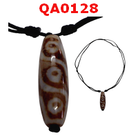 QA0128 : สร้อยคอหินดีซีไอ  ลาย 9 ตา
