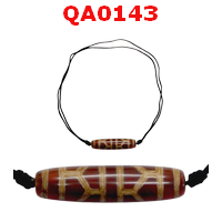 QA0143 : สร้อยคอหินดีซีไอ ลายกระดองเต่า