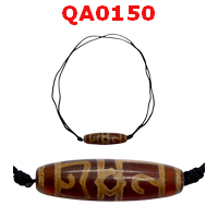 QA0150 : สร้อยคอหินดีซีไอ ลายหมวกลามะ
