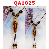 QA1025 : สร้อยคอหินทิเบต 9ตา+5ลาย