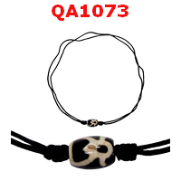 QA1073 : สร้อยคอหินดีซีไอ ลายไฉ่ซิงเอี๊ย