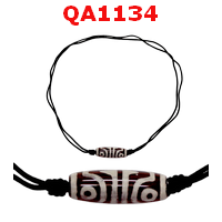สร้อยคอหินดีซีไอ ลาย 4 ตา เขี้ยวเสือคู่