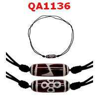 QA1136 : สร้อยคอหินดีซีไอ ลาย 5 ตา สายฟ้า