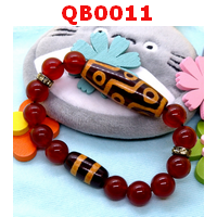 สร้อยข้อมือหินทิเบต 9 ตา+2 เส้น