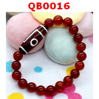 QB0016 : สร้อยข้อมือหินทิเบต 1 ตา ภูเขา