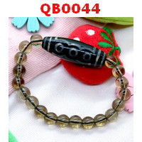 QB0044 : สร้อยข้อมือ หินดีซีไอ 5 ตา