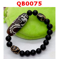 QB0075 : สร้อยข้อมือ DZI ลายมังกร