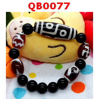 QB0077 : สร้อยข้อมือ DZI 6 ตา