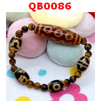 QB0086 : สร้อยข้อมือ DZI 5 ตา