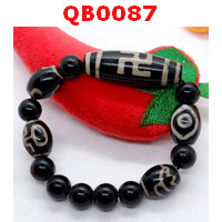 QB0087 : สร้อยข้อมือ DZI สวัสดิกะ