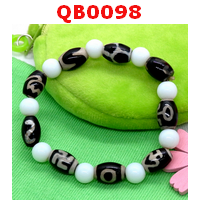 QB0098 : สร้อยข้อมือ DZI 9 ลาย