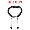 QB1009 : สร้อยข้อมือหินทิเบต เชือกถัก