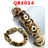 QB1014 : สร้อยข้อมือหินทิเบต หิน 5 ตา