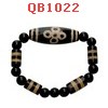 QB1022 : สร้อยข้อมือหินทิเบต 5 ตา