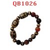 QB1026 : สร้อยข้อมือหินทิเบต หลายลาย