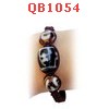 QB1054 : สร้อยข้อมือหินทิเบต เชือกถัก