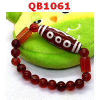 QB1061 : สร้อยข้อมือหินทิเบต 21 ตา 