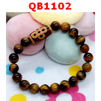 QB1102 : สร้อยข้อมือ DZI 5 ตาสายฟ้า