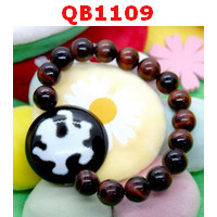 QB1109 : สร้อยข้อมือDZI ลายกิเลน