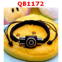 QB1172 : สร้อยข้อมือDZI ตามังกร เชือกถัก