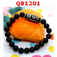 QB1201 : สร้อยข้อมือ DZI 5 ตา