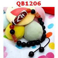 QB1206 : สร้อยข้อมือ DZI ลายแก้ววิเศษ