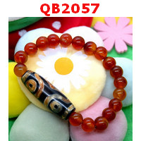 QB2057 : สร้อยข้อมือหินDZI 3 ตา