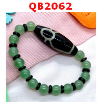 QB2062 : สร้อยข้อมือหินDZI ไฉ่ซิงเอี๊ย