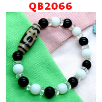 QB2066 : สร้อยข้อมือหินDZI ไฉ่ซิงเอี๊ย