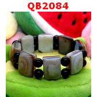 QB2084 : สร้อยข้อมือหินDZI ตาสวรรค์