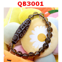 QB3001 : สร้อยข้อมือหินDZI 21 ตา