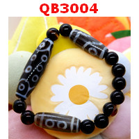 QB3004 : สร้อยข้อมือหินDZI  21 ตา