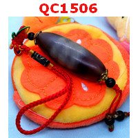 QC1506 : หินทิเบตลาย 3 เส้น แบบแขวน
