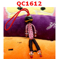 QC1612 : หินทิเบตแขวนมือถือ ลายคลื่น