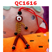 QC1616 : หินทิเบตแบบแขวน ลาย 3 ตา