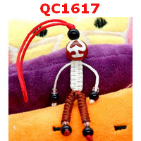 QC1617 : หินทิเบตแขวนมือถือ แก้ววิเศษ