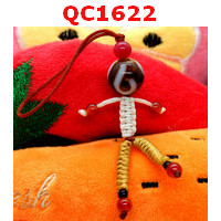 QC1622 : หินทิเบตแขวนมือถือ ลายหรูยี่