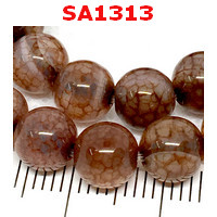 SA1313 : หินอะเกตลายเกล็ดมังกร