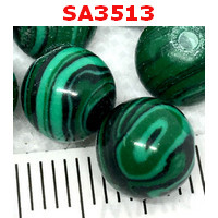 SA3513 : มาลาไค้ท์(Malachite) เม็ดละ