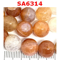 SA6314 : หินเกล็ดมังกรส้ม