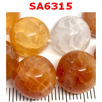 SA6315 : หินเกล็ดมังกรส้ม